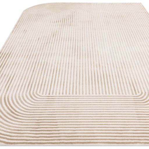 Atmacha Home And Living Rug Kuza Shape Gold / Cream Rug