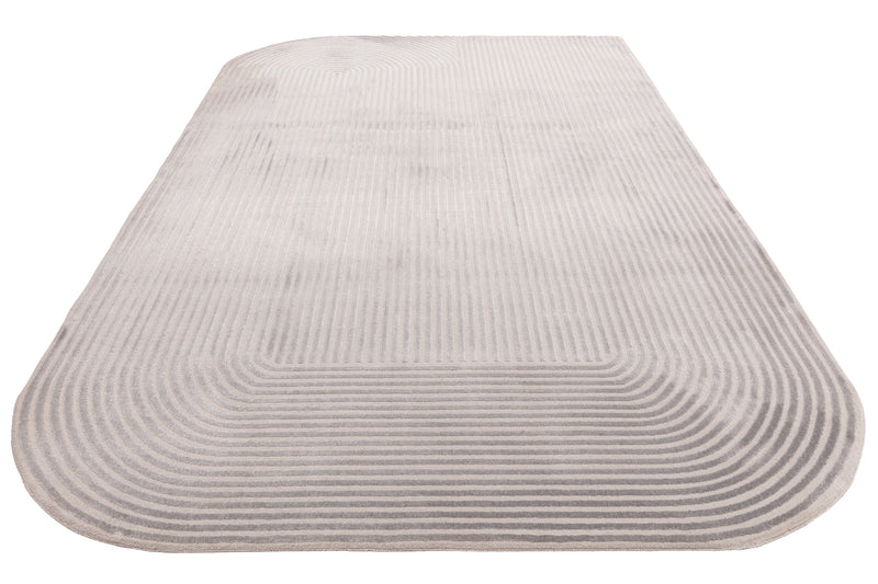 Atmacha Home And Living Rug Kuza Shape Silver / Grey Rug