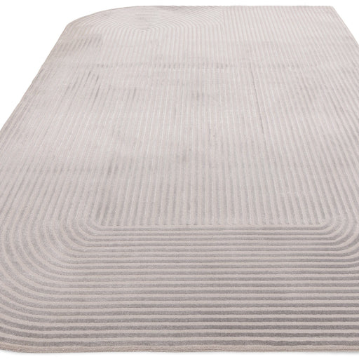 Atmacha Home And Living Rug Kuza Shape Silver / Grey Rug