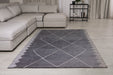 Atmacha Home And Living Rug Mason Diamond Black Rug