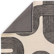 Atmacha Home And Living Rug Matrix Arches Black Rug MAX87