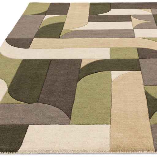 Atmacha Home And Living Rug Matrix Klotski Sage Rug MAX90