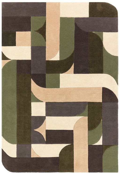 Atmacha Home And Living Rug Matrix Klotski Sage Rug MAX90