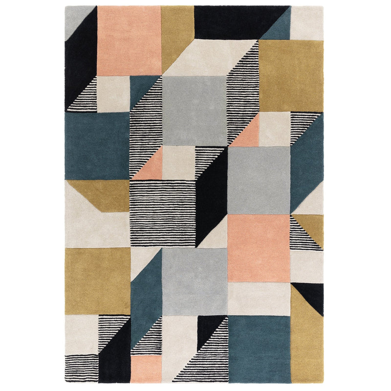 Atmacha Home And Living Rug Matrix Memphis Khaki Rug MAX100