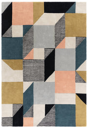 Atmacha Home And Living Rug Matrix Memphis Khaki Rug MAX100