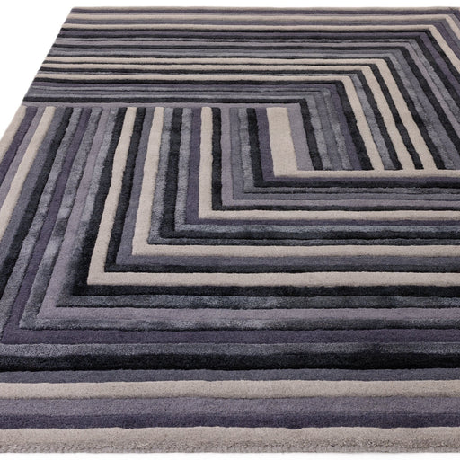 Atmacha Home And Living Rug Matrix Network Indigo Rug MAX81