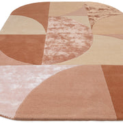 Atmacha Home And Living Rug Matrix Oval Earth Rug MAX78