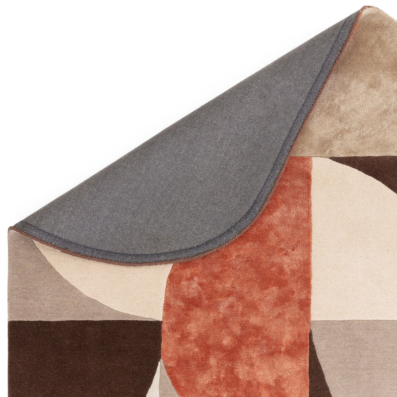 Atmacha Home And Living Rug Matrix Oval Spice Rug MAX77