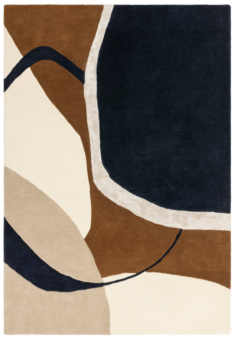 Atmacha Home And Living Rug Matrix Signature Rust MAX105