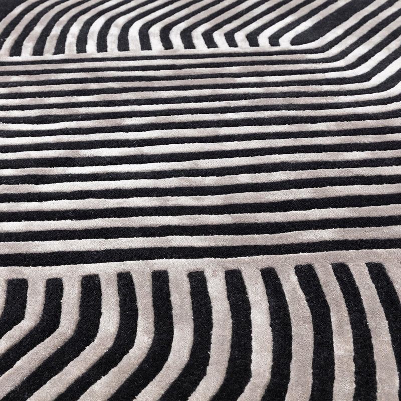 Atmacha Home And Living Rug Matrix Solstice Gunmetal Rug MAX98