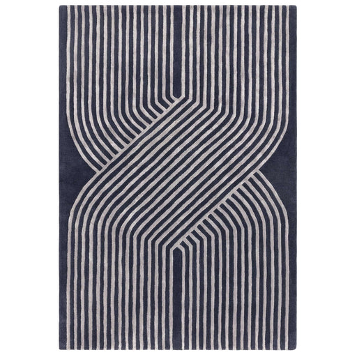 Atmacha Home And Living Rug Matrix Solstice Navy Rug MAX97