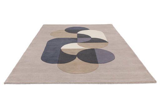 Atmacha Home And Living Rug Matrix Statement Light Grey Rug MAX92