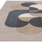 Atmacha Home And Living Rug Matrix Statement Light Grey Rug MAX92