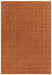 Atmacha Home And Living Rug Maze Rust Rug