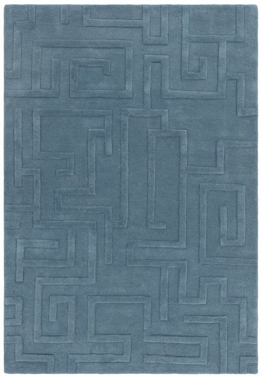 Atmacha Home And Living Rug Maze Teal Rug