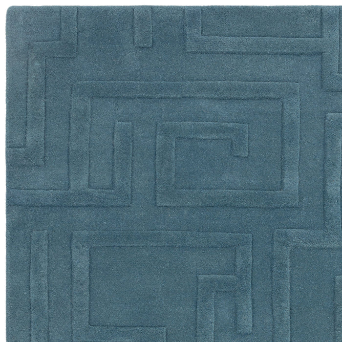 Atmacha Home And Living Rug Maze Teal Rug