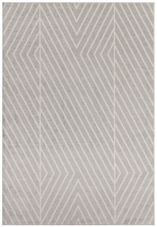 Atmacha Home And Living Rug Muse Grey Linear Rug MU09