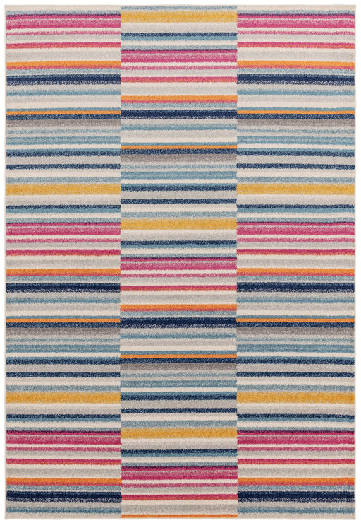 Atmacha Home And Living Rug Muse Multi-Coloured Stripe Rug MU06