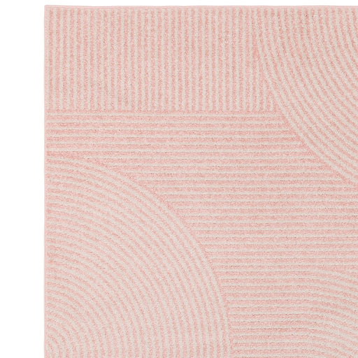 Atmacha Home And Living Rug Muse Pink Geometric Rug MU17