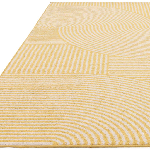 Atmacha Home And Living Rug Muse Yellow Geometric Rug MU18