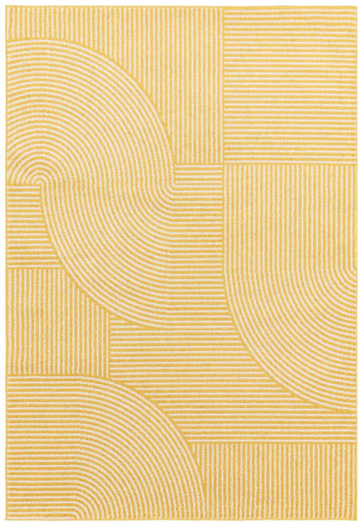 Atmacha Home And Living Rug Muse Yellow Geometric Rug MU18