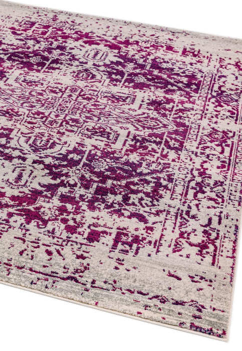 Atmacha Home And Living Rug Nova Antique Fuchsia Rug NV08