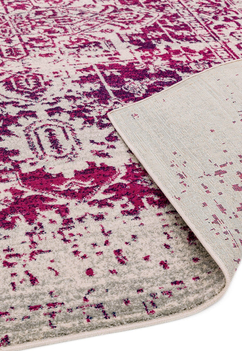 Atmacha Home And Living Rug Nova Antique Fuchsia Rug NV08