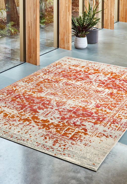 Atmacha Home And Living Rug Nova Antique Orange Rug NV09