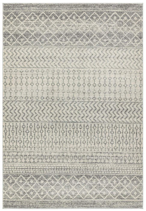 Atmacha Home And Living Rug Nova Aztec Grey Rug NV35