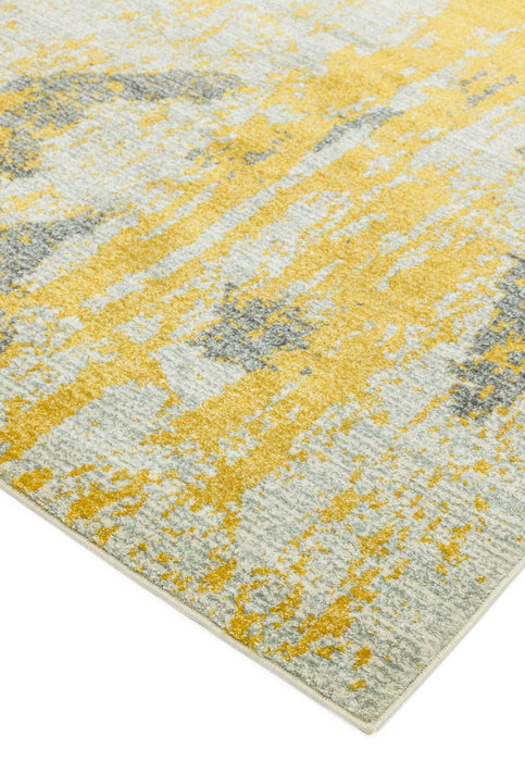 Atmacha Home And Living Rug Nova Painterly Ochre Rug NV18