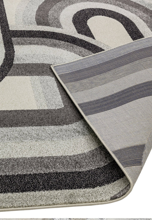 Atmacha Home And Living Rug Nova Retro Grey Rug NV29