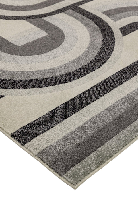 Atmacha Home And Living Rug Nova Retro Grey Rug NV29