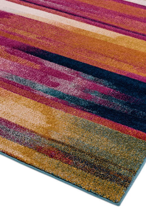 Atmacha Home And Living Rug Nova Stripe Multi Rug NV05