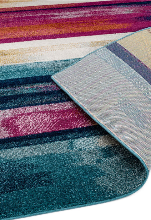 Atmacha Home And Living Rug Nova Stripe Multi Rug NV05