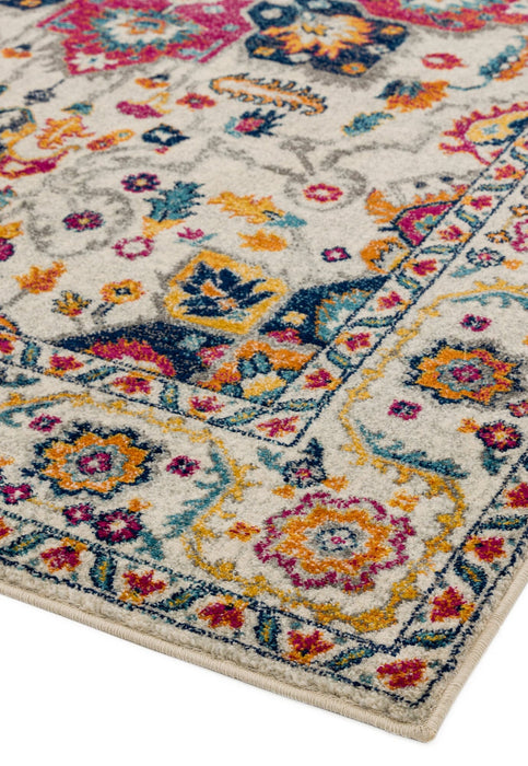 Atmacha Home And Living Rug Nova White Multi Rug NV24