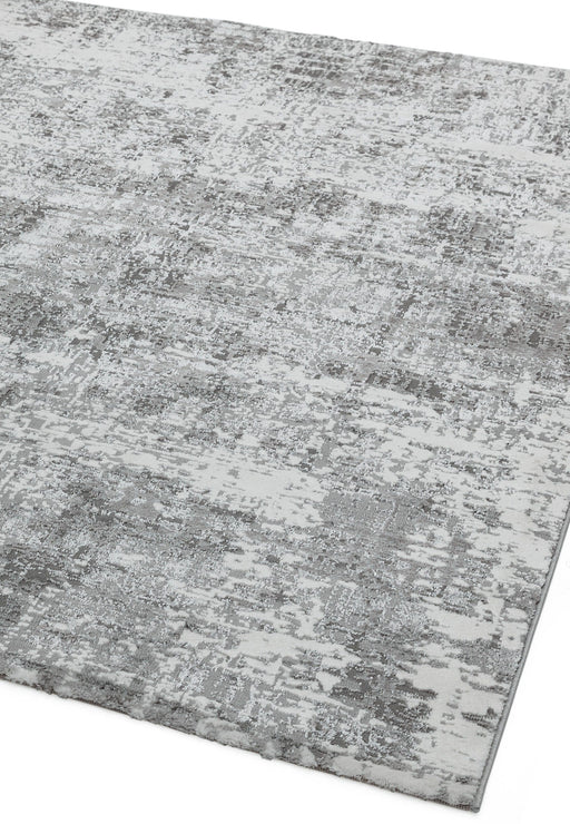 Atmacha Home And Living Rug Orion Abstract Silver Metallic Rug OR05