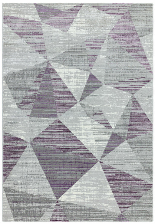 Atmacha Home And Living Rug Orion Blocks Heather Metallic Rug OR13