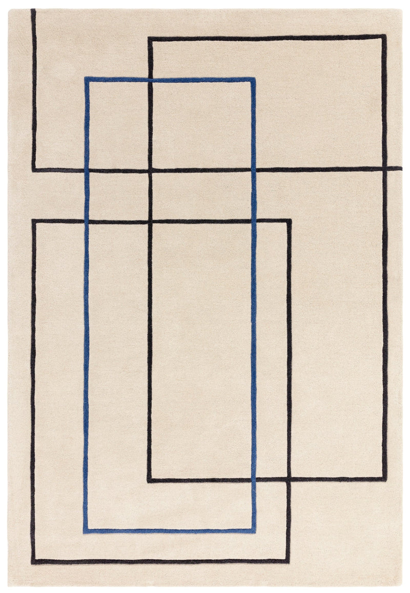 Atmacha Home And Living Rug Reef Outline Blue Rug RF19