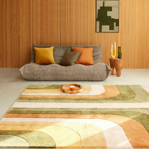 Atmacha Home And Living Rug Romy 02 Retro Green Rug