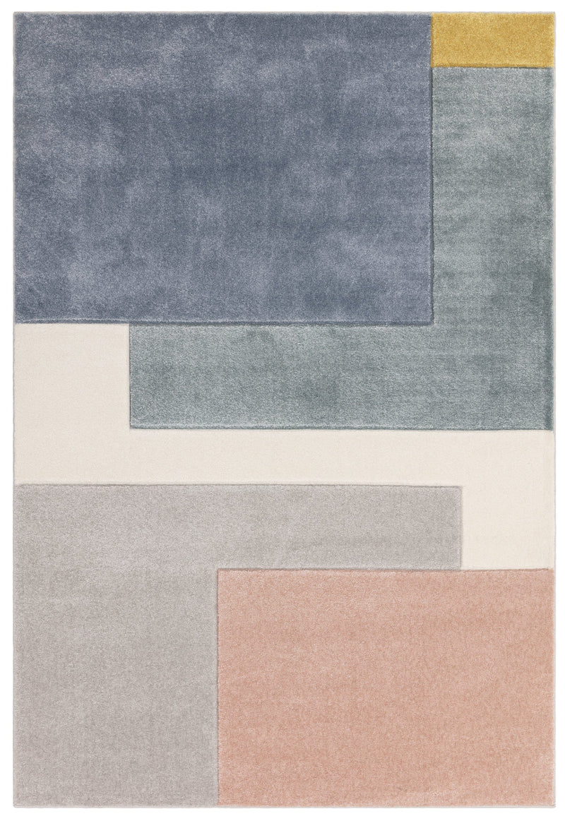 Atmacha Home And Living Rug Sketch Blocks Pastel Rug SK12