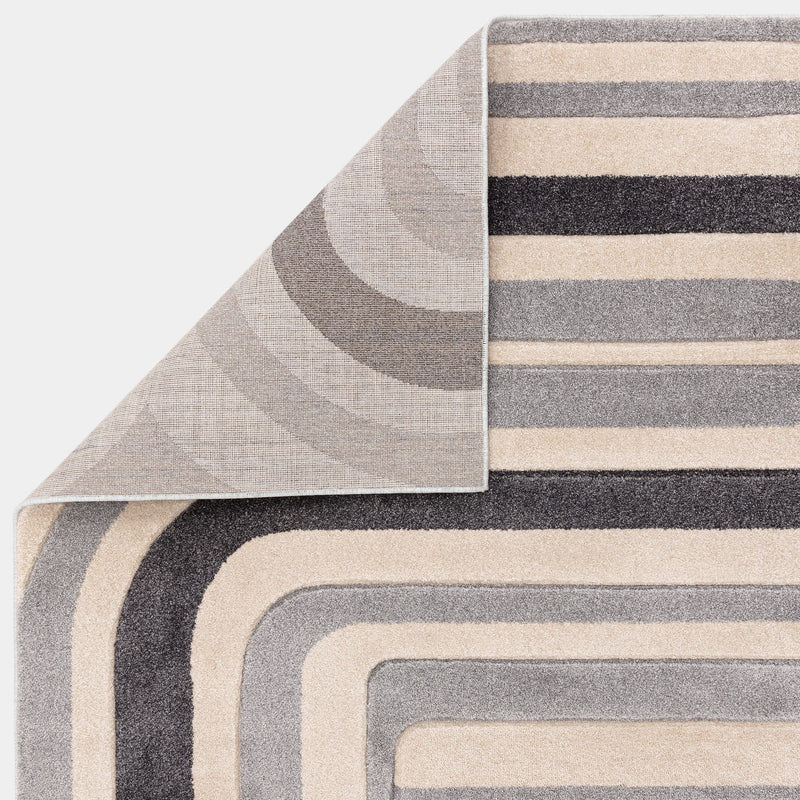 Atmacha Home And Living Rug Sketch Contour Grey Rug SK17