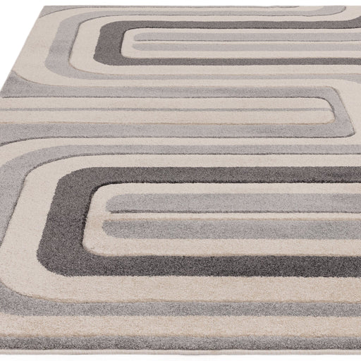 Atmacha Home And Living Rug Sketch Contour Grey Rug SK17