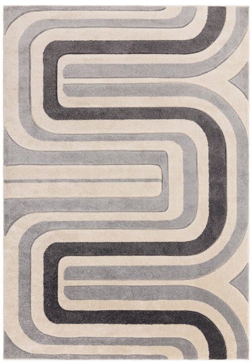 Atmacha Home And Living Rug Sketch Contour Grey Rug SK17