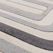 Atmacha Home And Living Rug Sketch Contour Grey Rug SK17