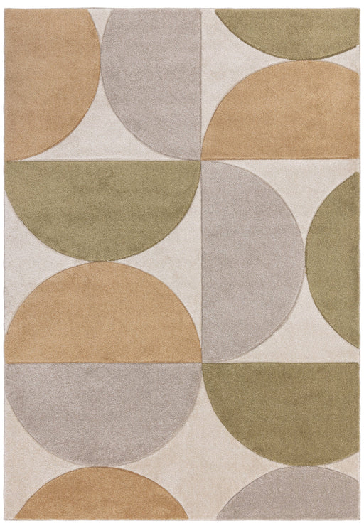 Atmacha Home And Living Rug Sketch Curve Ochre Rug SK15