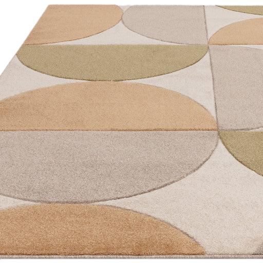 Atmacha Home And Living Rug Sketch Curve Ochre Rug SK15