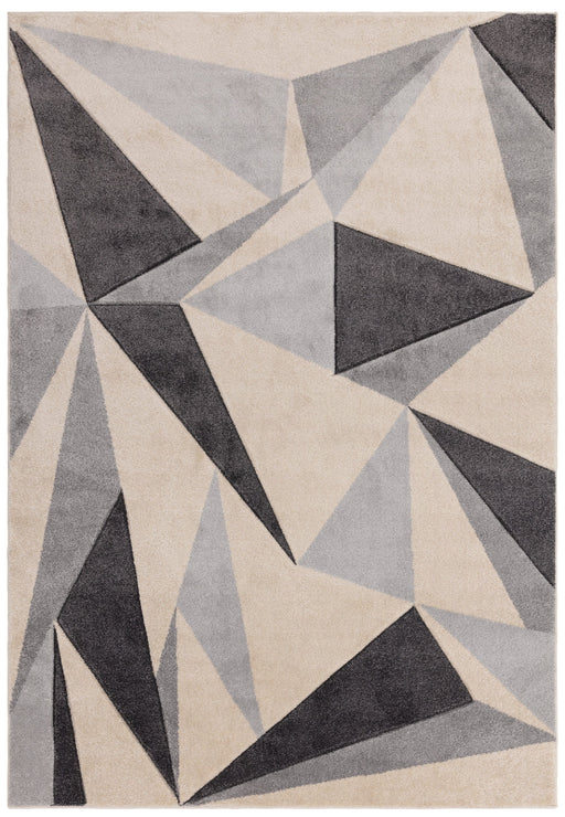 Atmacha Home And Living Rug Sketch Kaleidoscope Grey Rug SK21