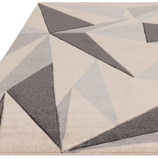 Atmacha Home And Living Rug Sketch Kaleidoscope Grey Rug SK21