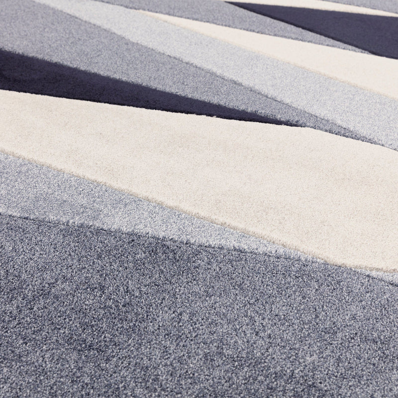 Atmacha Home And Living Rug Sketch Segment Blue Rug SK22