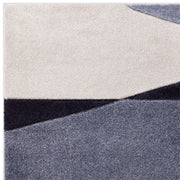 Atmacha Home And Living Rug Sketch Segment Blue Rug SK22